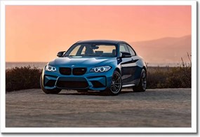 Poszterek keretben 60x40 Naplemente Bmw Auto