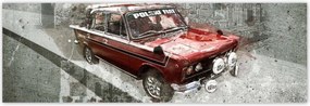 Poszterek 200x66 Piros Nagy Fiat 125p