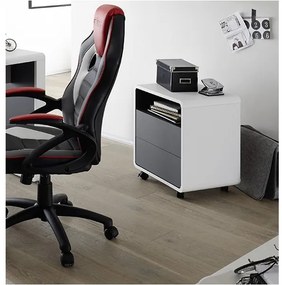 TEO irodai konténer fehér/antracit