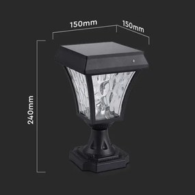 LED Napelemes lámpa 3in1 LED/2W/5,5V 3000K/6000K IP65 2200 mAh