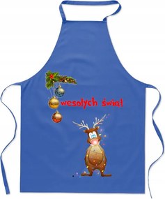 Konyhai kötény Boldog Karácsonyt Rénszarvas