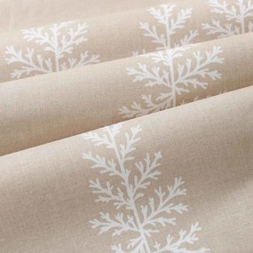 Goldea karácsonyi pamut drapéria - északi fenyők 280x150 cm
