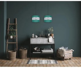 Csillár zsinóron CORAL 2xE27/60W/230V zöld