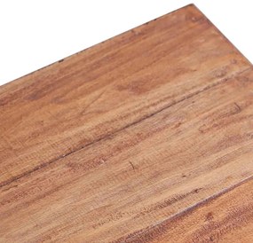 Tömör mahagóni fa dohányzóasztal 60 x 45 x 23 cm