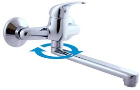 RAV Slezák SA001.5/23 - SAZAVA mosogató-/mosdócsaptelep, fényes króm