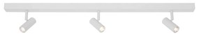 NORDLUX Omari spotlámpa, állítható lámpafejekkel, fehér, beépített LED, 3cm átmérő, 2112193001