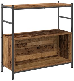 Könyvespolc Füstölt Tölgy 80x30x78,5 cm Műszaki Fa