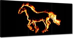 Vászonkép 180x90 Tűz paripa