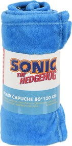Sonic a sündisznó Blue Blur kapucnis takaró 80x120 cm