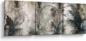 Kép - Oszlopok (órával) (90x30 cm)