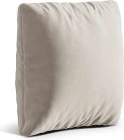 Bézs bársony párna kanapéra Kemi – Cosmopolitan Design