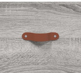 szürke sonoma színű szerelt fa cipőpolc 102 x 35 x 55 cm