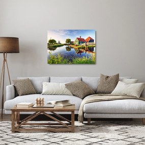 A holland malmok képe (üvegen) (70x50 cm)