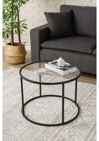 Berlin Black dohányzóasztal, 60 cm