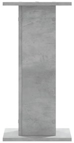 2 db betonszürke szerelt fa növénytartó állvány 30 x 30 x 60 cm