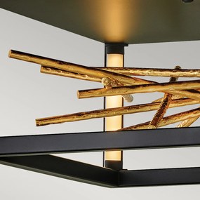 Quintiesse STYX QN-STYX-LED-F-BG Süllyesztett mennyezeti lámpa 8W/LED Tape 3000k
