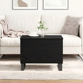 Fekete fa emelhető dohányzóasztal 60x44,5x45 cm Mérnöki fa
