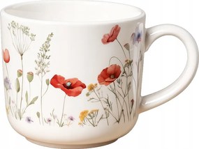Porcelán bögre virágok Virágzó mező 450 ml
