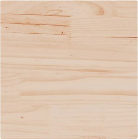 vidaXL tömör fenyőfa négyzet alakú asztallap 40 x 40 x 2,5 cm