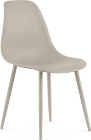 Étkezőszék OSAKA műanyag, szürkésbarna