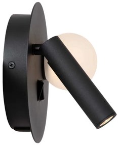 Lucide 77286/02/30 - LED Fali lámpa MATIZ 2xLED/3,5W/230V USB fekete