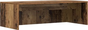 vidaXL Falra szerelhető íróasztal Öreg fa 100 x 45 x 30 cm Faanyag
