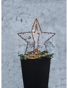 Fekete karácsonyi fénydekoráció Foldy - Star Trading