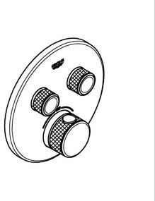 GROHE 29119AL0 - GROHTHERM SMARTCONTROL termosztát, antracitszürke