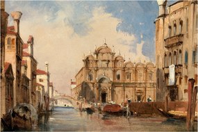 Kép - Jules-Romain Joyant, The Scuola di San Marco, Venice, reprodukciók (90x60 cm)