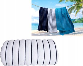 Strandtörölköző Premium 90x180 Pamut 600g Vastag Nedvszívó OL2000 Fehér