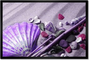 Poszter keretben 60x40 Lila kagyló