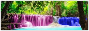 Fotótapéta flizelina 312x104 Színes vízesés