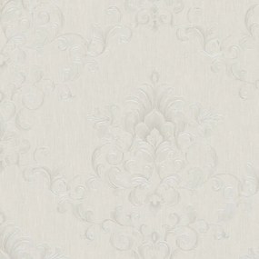 Elegáns bézs alapon nagy barokk mintás tapéta 70 cm széles (58221)