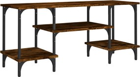 vidaXL füstös tölgy színű szerelt fa TV-szekrény 102 x 35 x 45,5 cm
