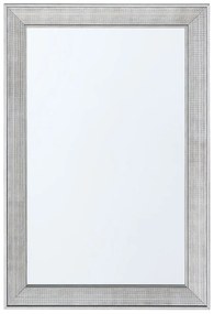 Ezüst falitükör 61 x 91 cm BUBRY Beliani