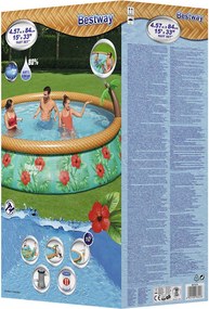 Bestway Fast Set Paradise Palms felfújható medenceszett 457 x 84 cm
