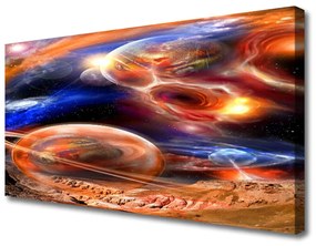 Vászonfotó világegyetem absztrakció 125x50 cm