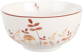 Őszi gomba mintás Porcelán tálka 14 cm 500 ml Little Fall