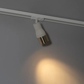 Modern bézs spot aranyozással 1 fázisú sínrendszerhez GU10 50mm - Iconic Kohua