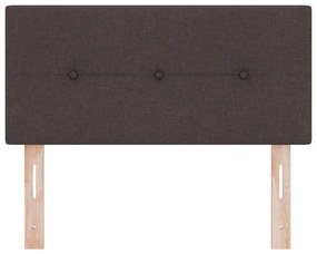 Fejtámla Gombos Bélelt Sötétbarna 90 cm Szövet