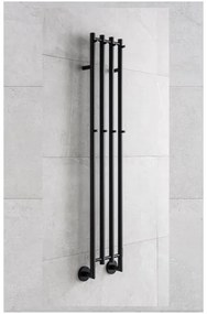 P.M.H. MO1B-R - MONA elektromos törölközőszárító, 93W/230V, 153,3 cm, IP44, fekete