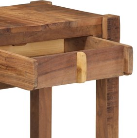 Konzolasztal 107x33x76 cm Tömör fa újrahasznosított
