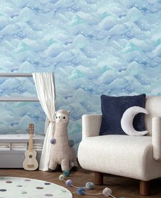 Holden Decor Adventure Awaits Dreamland kék felhős papír tapéta – 14131