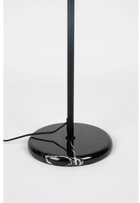 Fekete-fehér állólámpa üveg búrával (magasság 145 cm) Orion – Zuiver