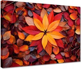 Vászonkép 40x30 Őszi színes levelek