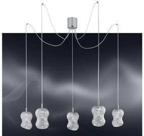 Argon 2073 - LED Csillár zsinóron GARDA 5xLED/5W/230V