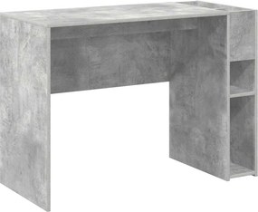vidaXL Asztal Beton Szürke 109 x 50 x 78 cm Faanyag