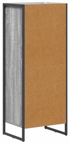 vidaXL Fürdőszoba Székény Szürke Sonoma 40 x 30 x 100 cm Faanyag