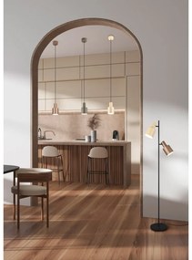 Barna függőlámpa fém búrával ø 12 cm Agudo – Trio