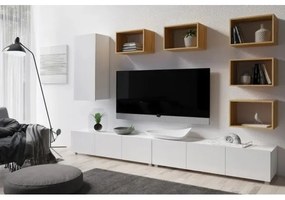 Fali polc PAVO 32,5x50 cm arany tölgy